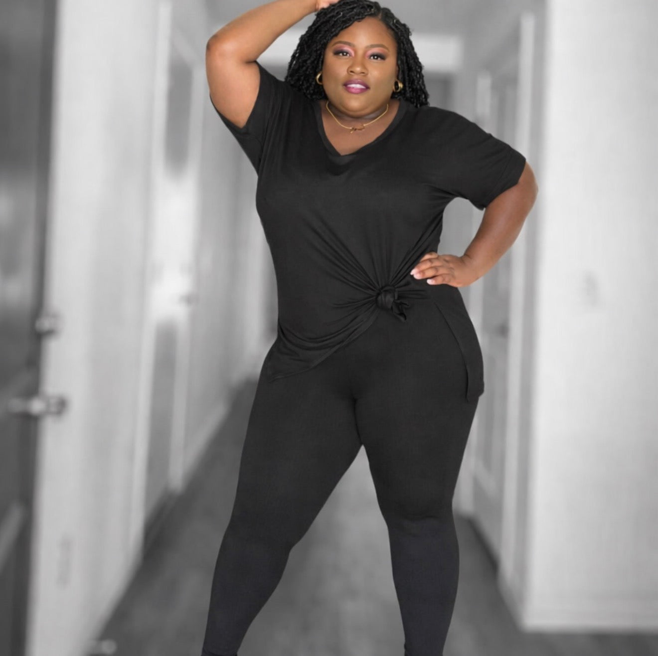 "Midnight Beauty" Throw On & Go Set
