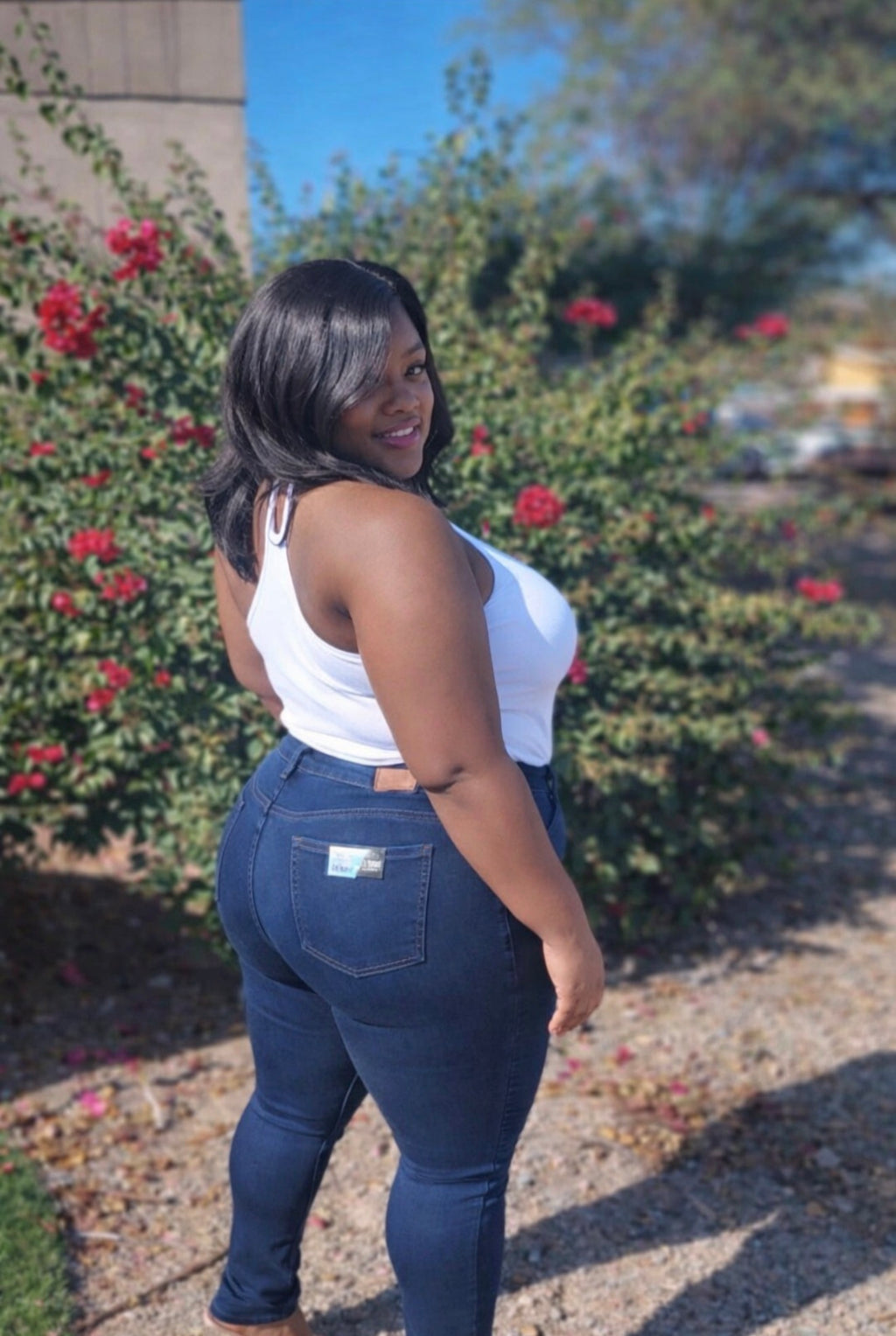 "Miss Judy" Dark Denim Jeans