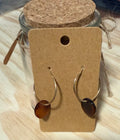 Brown Ombre Hoop Earrings
