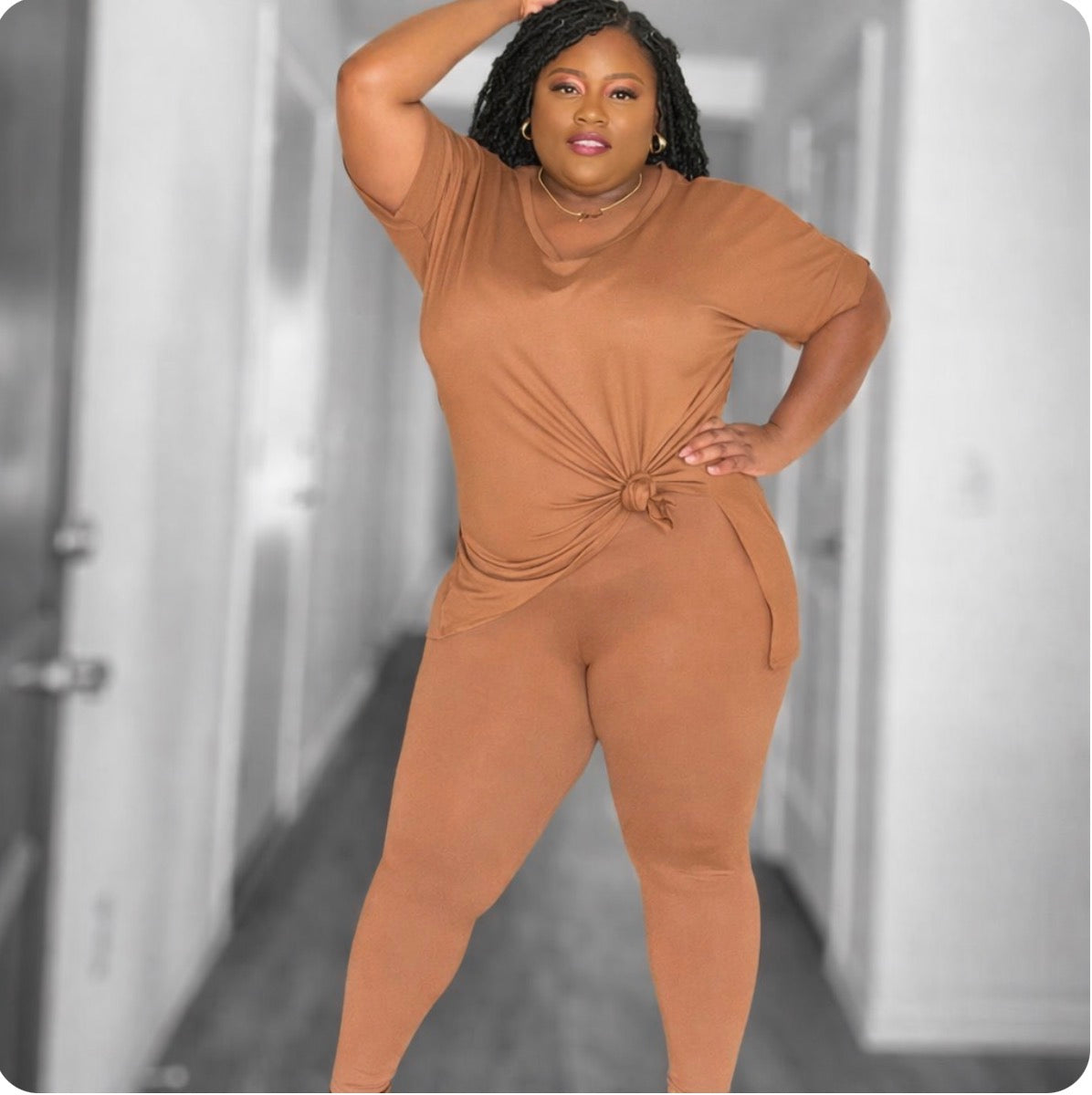 "Caramel Delight" Throw On & Go Set
