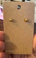 Small Bronze Stud Earrings