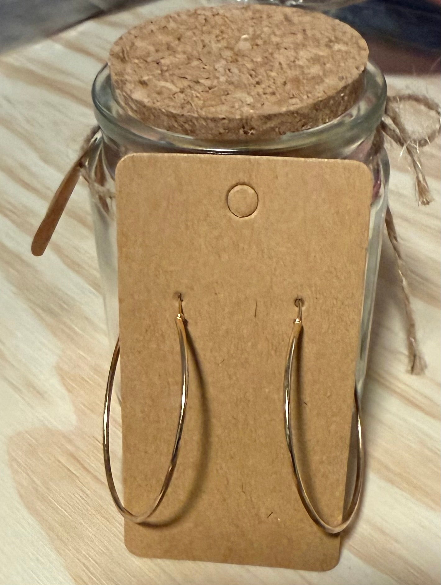 Gold Medium Hoop Earrings