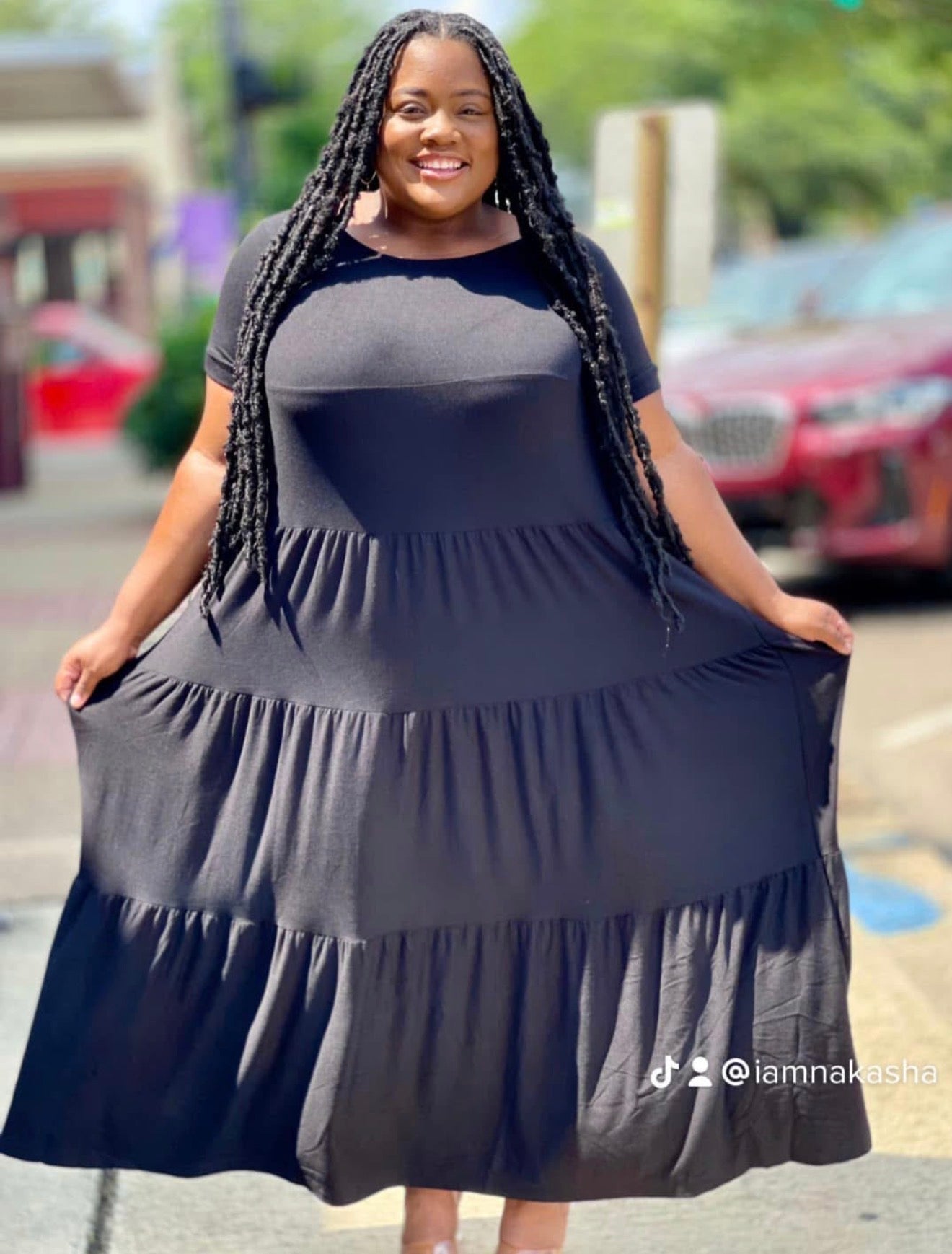 "Midnight Beauty" Flowy Sundress