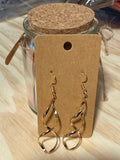 Gold Spiral Earrings