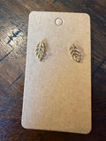 Gold Leaf Earrings