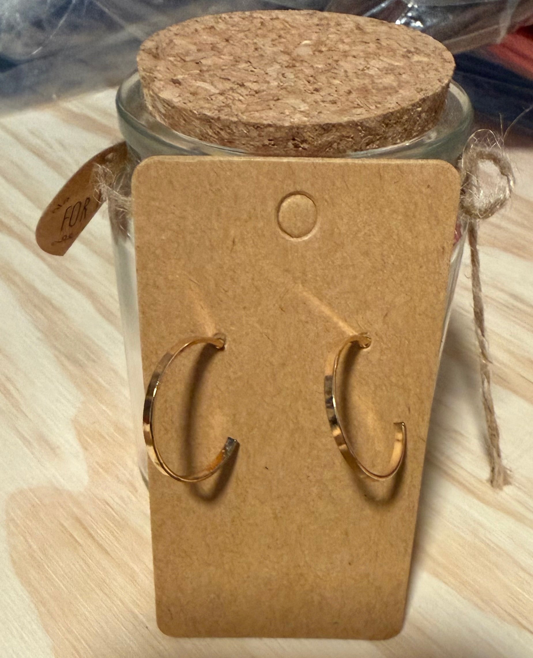 Gold Half Hoop Earrings