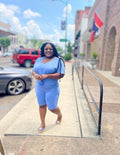 Throw On & Go Short Set + (Baby Blue)