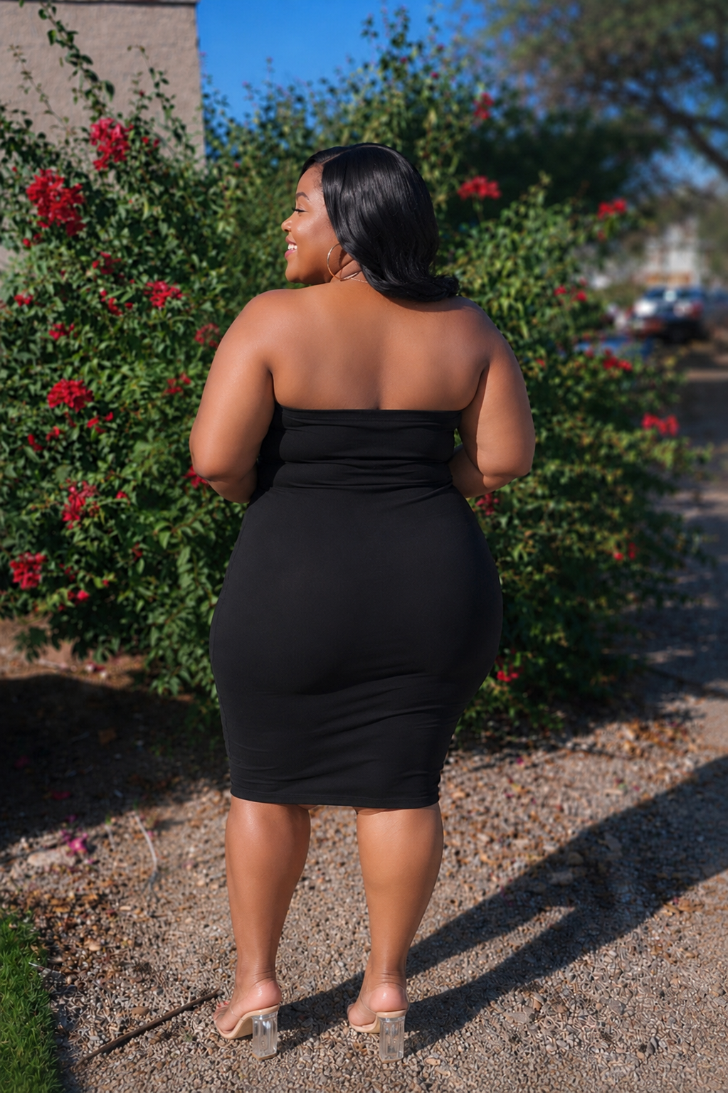 Black Tube Top Dress