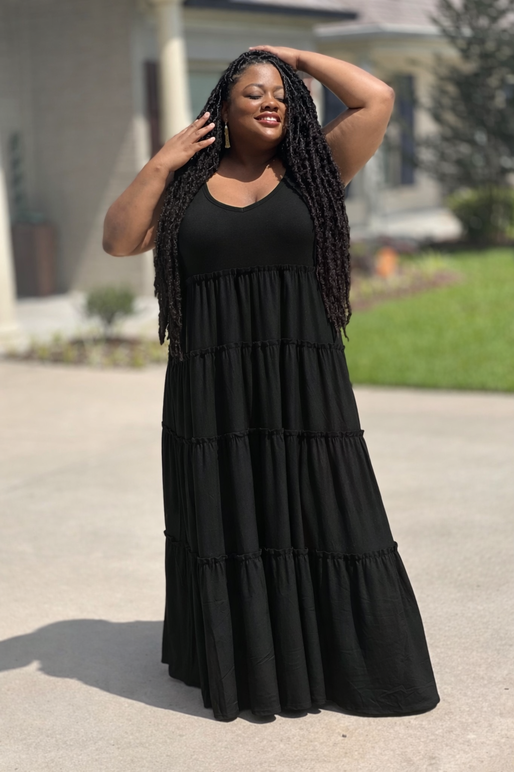 "Midnight Beauty" Goddess Tier Dress+
